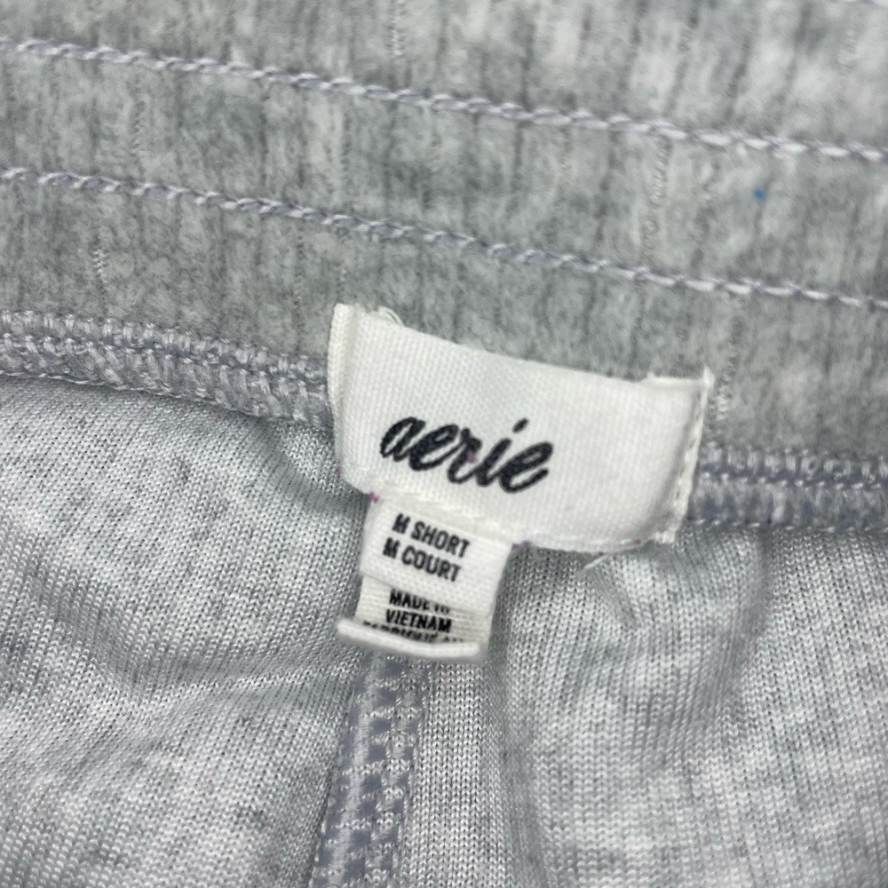 Aerie Groove On Ribbed Velour Flare Pants in Gray - Picture 9 of 12